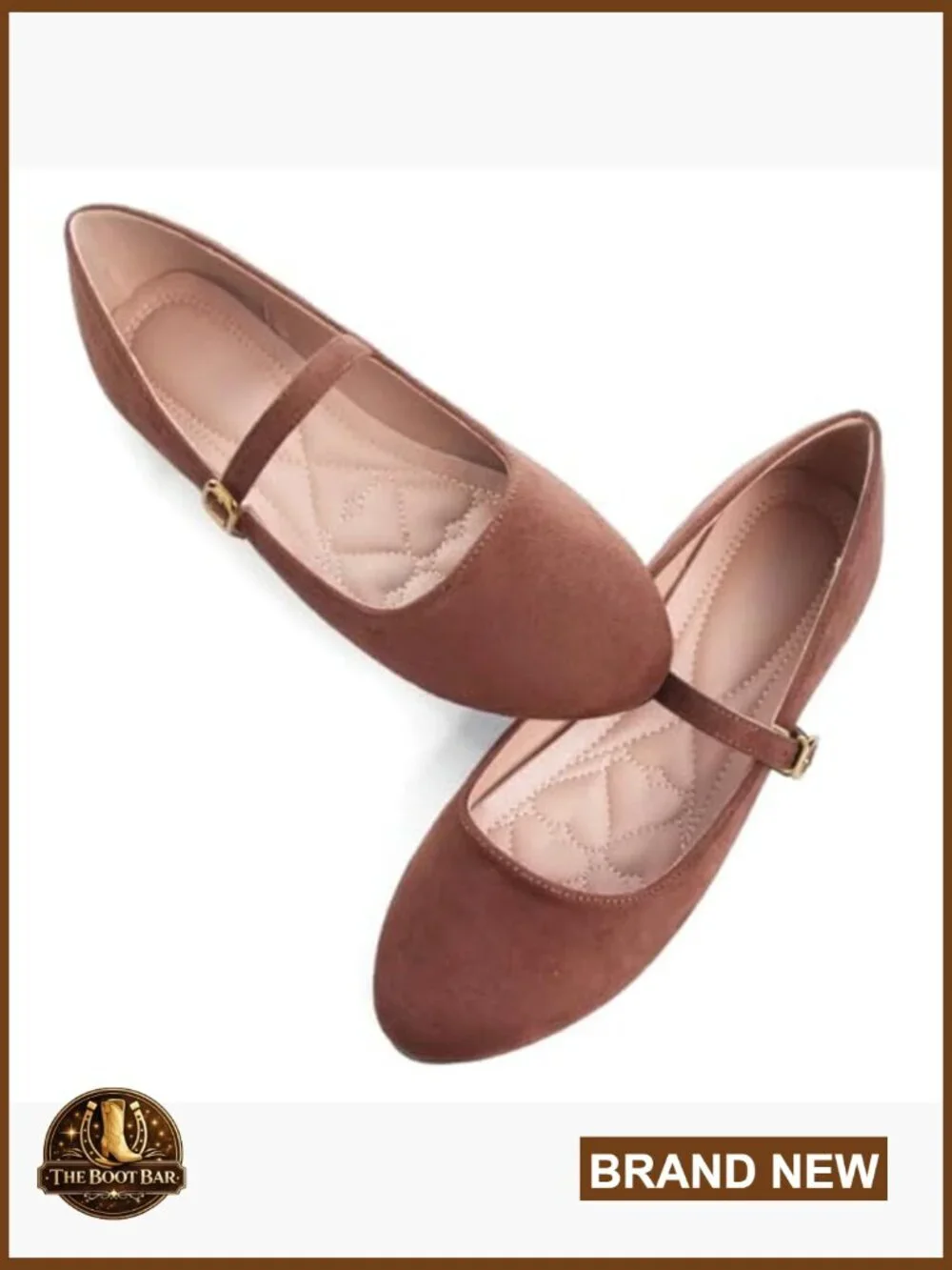 Women's Leather Mary Jane Flats Square Toe Retro Dress Shoes Adjustable Strap